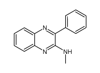 N-Methyl-3-phenyl-2-chinoxalinamin结构式