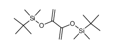 2,3-Bis(tert-butyldimethylsilyloxy)-1,3-butadien结构式