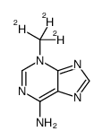 3-甲基腺嘌呤-d3结构式