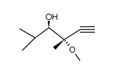4-methoxy-2,4-dimethyl-5-hexyn-3-ol Structure