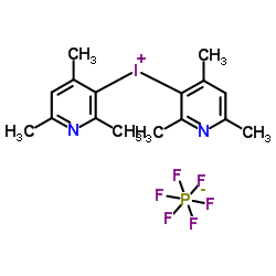 bis-(2,4,6-Trimethylpyridine)iodine(I) hexafluorophosphate Structure