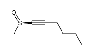(R)-1-(methylsulfinyl)hex-1-yne Structure