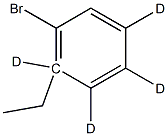 4-Ethylbromo(benzene-d4) Structure