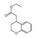 2-(苯并二氢吡喃-4-基)乙酸乙酯结构式