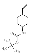 4-乙烯基环己基氨基甲酸叔丁酯结构式