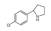 (R)-2-(4-氯苯基)吡咯烷结构式