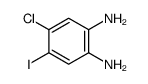 4-氯-5-碘苯-1,2-二胺结构式