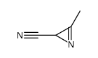 3-methyl-2H-azirine-2-carbonitrile结构式