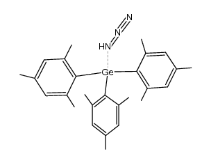 azidotri-2,4,6-trimethylphenylgermane结构式