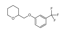 2-(3-三氟甲基苯氧基)甲基四氢-2H-吡喃结构式