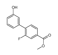methyl 3-fluoro-4-(3-hydroxyphenyl)benzoate Structure