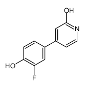 4-(3-fluoro-4-hydroxyphenyl)-1H-pyridin-2-one结构式