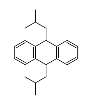 9,10-diisobutyl-9,10-dihydro-anthracene Structure