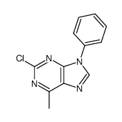 2-chloro-6-methyl-9-phenyl-9H-purine Structure