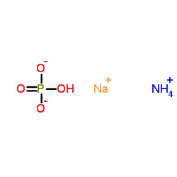 Ammonium sodium hydrogen phosphate structure