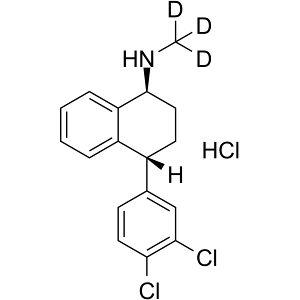 rel-Sertraline-d3 hydrochloride Structure