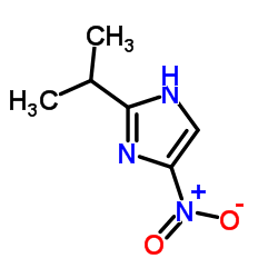 2-异丙基-4(5)-硝基咪唑结构式