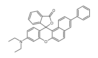 9'-diethylamino-3'-phenylbenzo[a]fluoran结构式