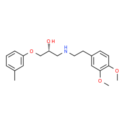 (+)-Bevantolol structure