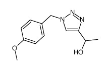 1-{1-[(4-Methoxyphenyl)methyl]-1H-1,2,3-triazol-4-yl}ethan-1-ol structure