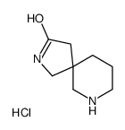2,7-Diazaspiro[4.5]decan-3-one hydrochloride结构式