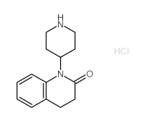 1-(4-Piperidyl)-1,2,3,4-tetrahydro-2-quinolinone hydrochloride Structure