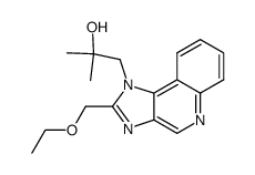 α,α-dimethyl-2-ethoxymethyl-1H-imidazo[4,5-c]quinoline-1-ethanol结构式