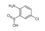 2-amino-5-chlorobenzenesulfinic acid Structure