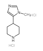 4-(1-甲基-1H-咪唑-5-基)哌啶二盐酸盐图片
