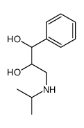 1-phenyl-3-(propan-2-ylamino)propane-1,2-diol结构式