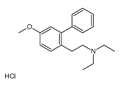 diethyl-[2-(4-methoxy-2-phenylphenyl)ethyl]azanium,chloride结构式