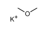 potassium,methoxymethane Structure