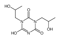 1,3-Bis(2-hydroxypropyl)hexahydro-1,3,5-triazine-2,4,6-trione结构式