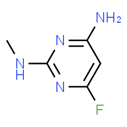 2,4-Pyrimidinediamine, 6-fluoro-N2-methyl- (9CI) Structure