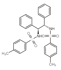 (1S,2S)-N,N′-二对甲苯磺酰基-1,2-二苯基-1,2-乙二胺结构式