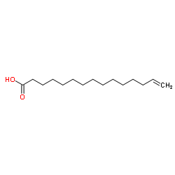 14-Pentadecenoic acid Structure