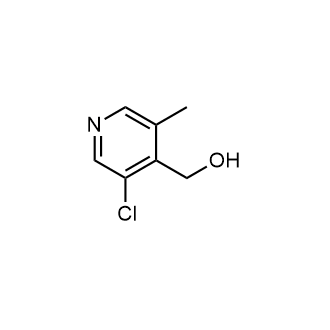 (3-氯-5-甲基-4-吡啶基)甲醇结构式