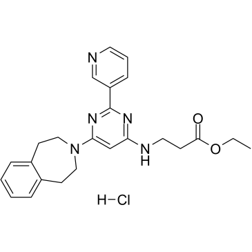 GSK-J5 hydrochloride结构式