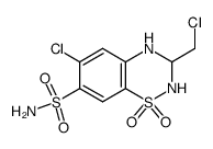 3-Des(allylthio)Methyl-3-chloromethyl Althiazide Structure