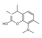 Methylcarbamic acid 4-(dimethylamino)-5-methyl-2-(1-methylethyl)phenyl ester结构式