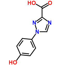 1-(4-Hydroxyphenyl)-1H-1,2,4-triazole-3-carboxylic acid Structure