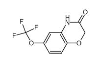 6-[(trifluoromethyl)oxy]-2H-1,4-benzoxazin-3(4H)-one Structure
