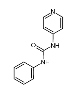 N-(4-pyridinyl)-N'-phenyl-urea结构式