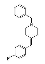 1-benzyl-4-(4-fluorobenzylidene)piperidine Structure
