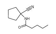 N- (1- cyano cyclopentyl) pentanamide结构式