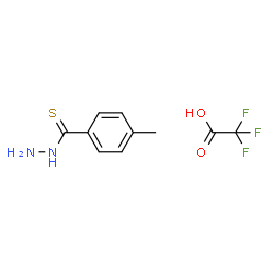 4-甲基苯并硫代酰肼 2,2,2-三氟醋酸盐结构式