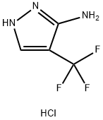 4-(三氟甲基)-1H-吡唑-3-胺盐酸盐结构式