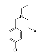 2-bromo-N-[(4-chlorophenyl)methyl]-N-ethylethanamine Structure