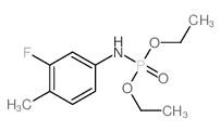 N-diethoxyphosphoryl-3-fluoro-4-methyl-aniline Structure