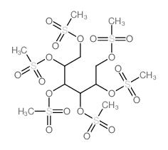 1,2,3,4,5,6-hexakis(methylsulfonyloxy)hexane结构式